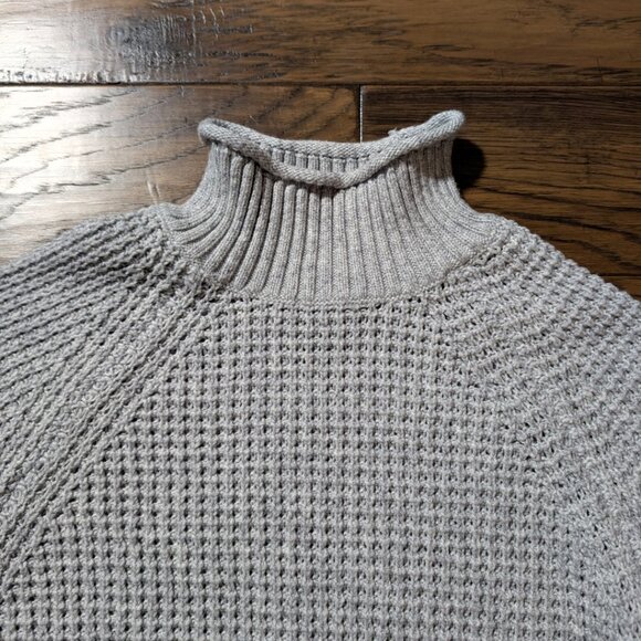 American Eagle Dreamspun mock neck sweater grey size XS/small - Picture 10 of 16